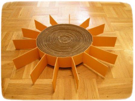 DIY Kratzboard Modell Sonne